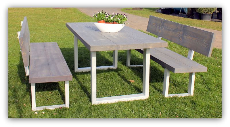 Stół - 2 ławki 