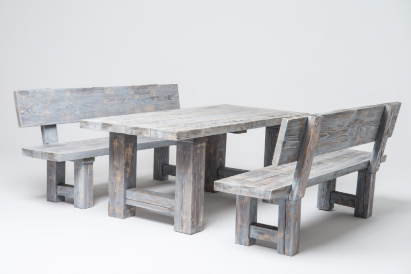 Stół -  2 ławki