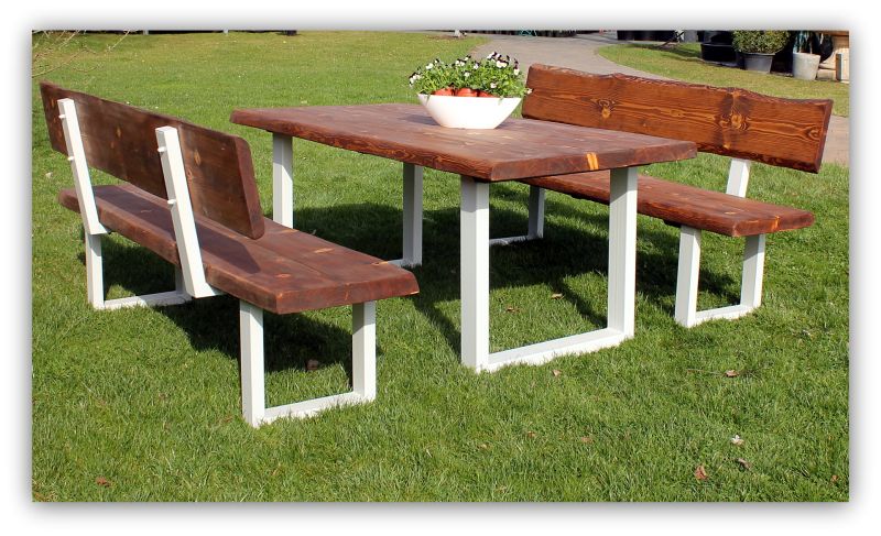 Stół - 2 ławki